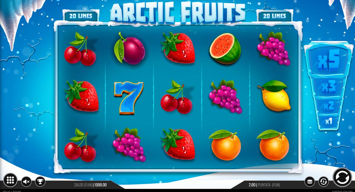 slot invernali - arctic fruits