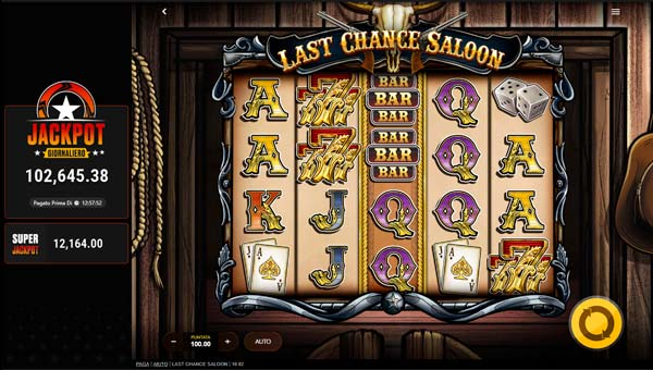Slot vecchio west - last chance saloon