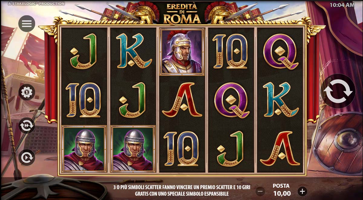 slot italiane - legacy of rome