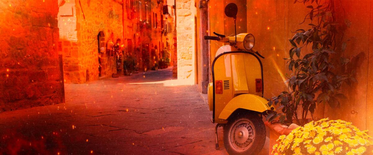 itinerari in vespa toscana