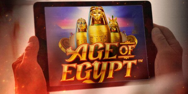un tablet in cui è mostrata la cover di Age of Egypt