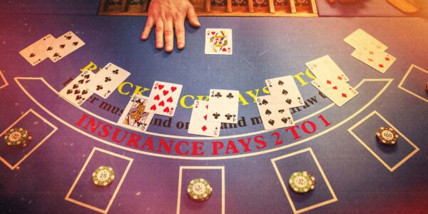 un tavolo da blackjack