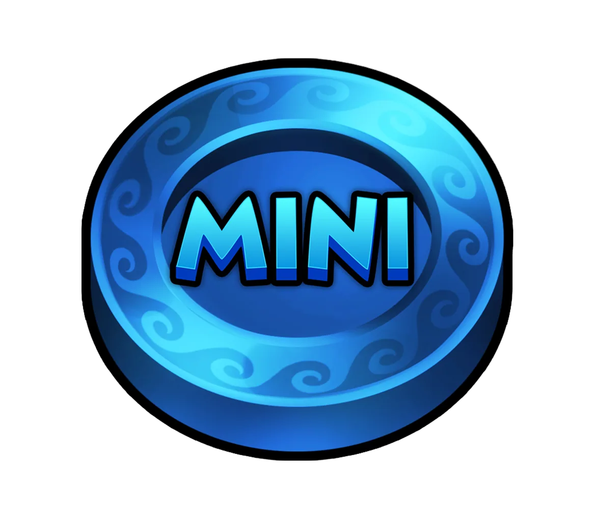 Simbolo circolare Mini nella slot Alpha Gods Zeus 2