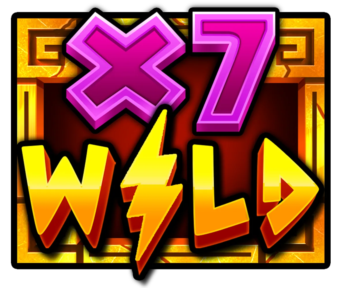 Simbolo Wild Surge con moltiplicatore nella slot Alpha Gods Zeus 2